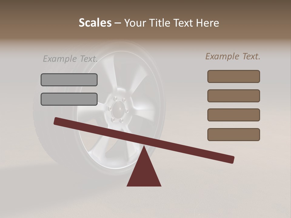 Rubber Alloy Tread PowerPoint Template
