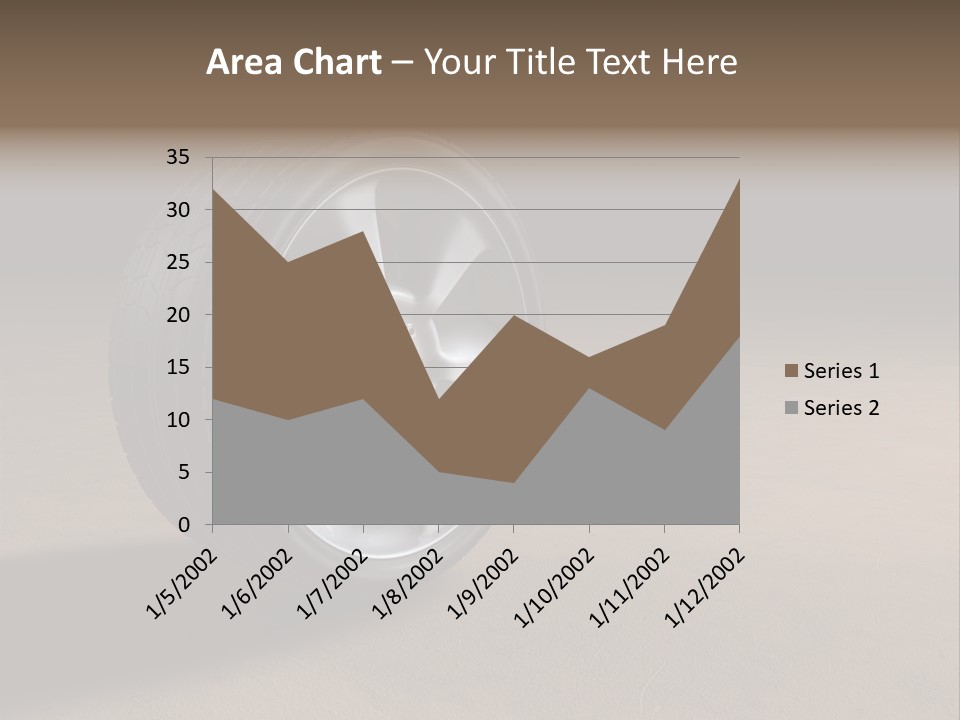 Rubber Alloy Tread PowerPoint Template