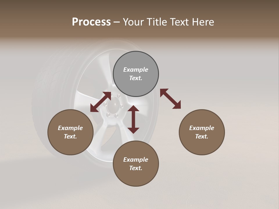 Rubber Alloy Tread PowerPoint Template