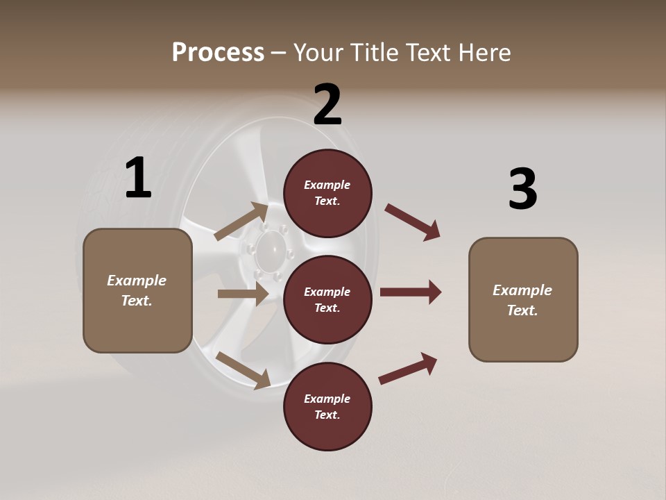 Rubber Alloy Tread PowerPoint Template