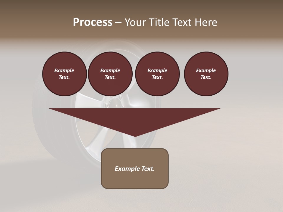 Rubber Alloy Tread PowerPoint Template