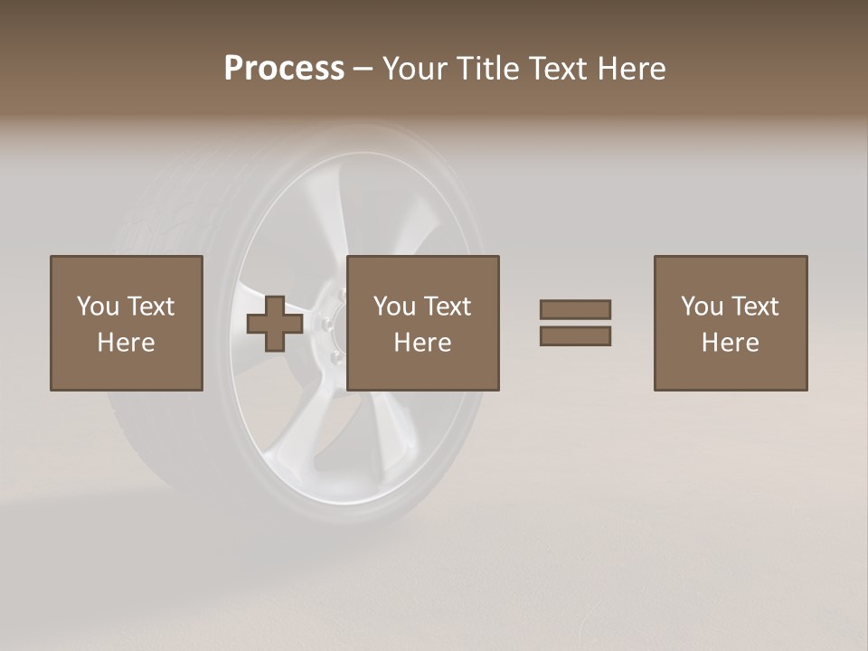 Rubber Alloy Tread PowerPoint Template