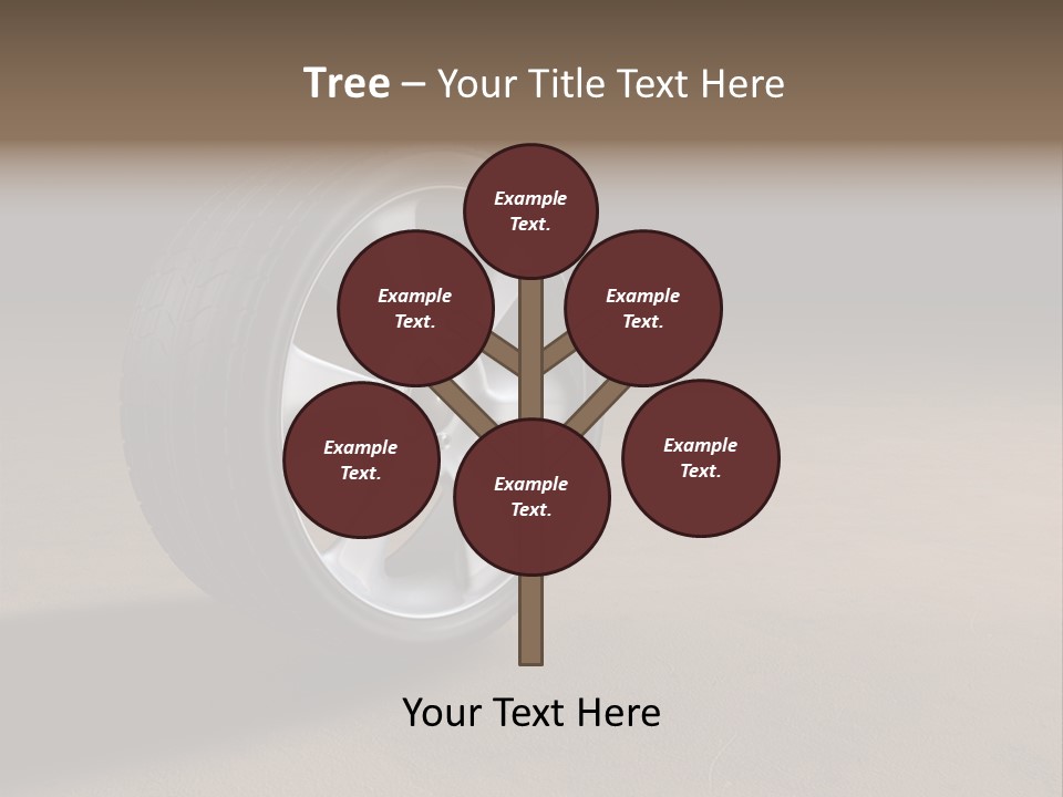 Rubber Alloy Tread PowerPoint Template
