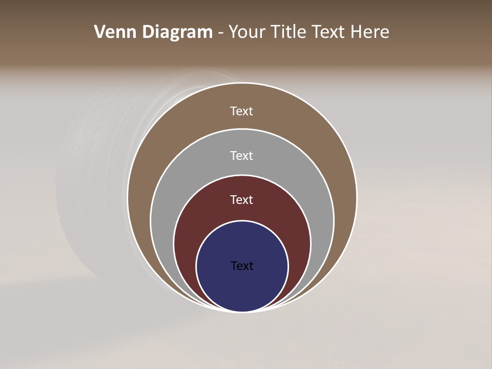 Rubber Alloy Tread PowerPoint Template