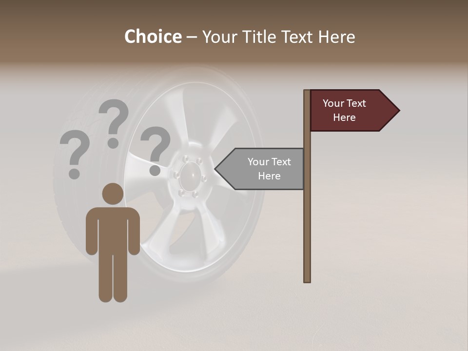 Rubber Alloy Tread PowerPoint Template