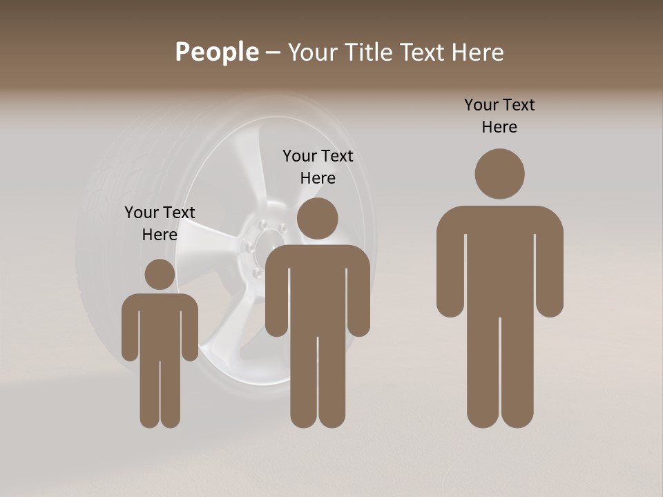 Rubber Alloy Tread PowerPoint Template