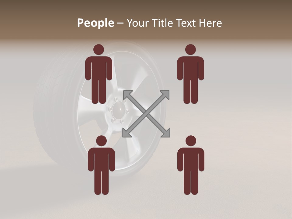 Rubber Alloy Tread PowerPoint Template