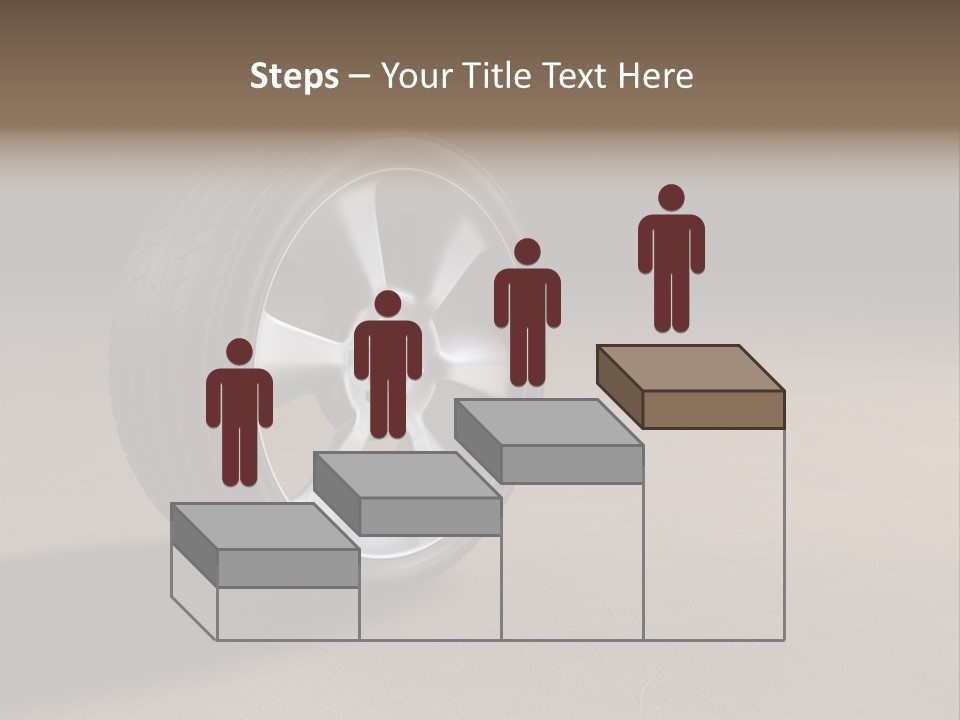 Rubber Alloy Tread PowerPoint Template