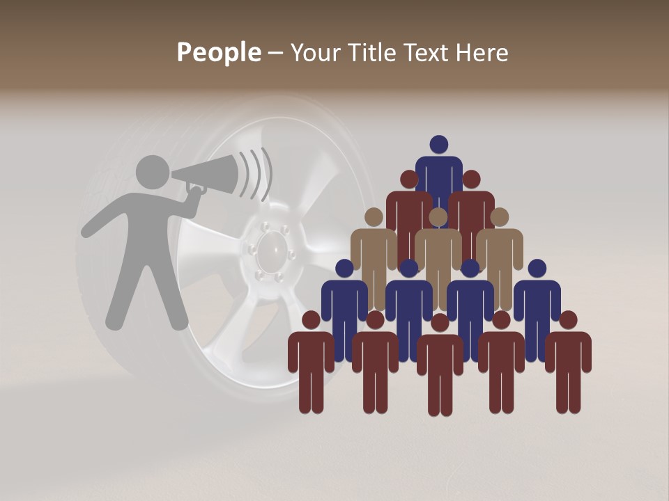 Rubber Alloy Tread PowerPoint Template