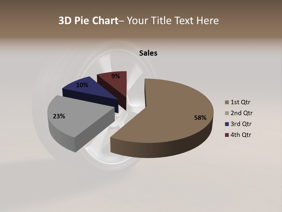 Rubber Alloy Tread PowerPoint Template