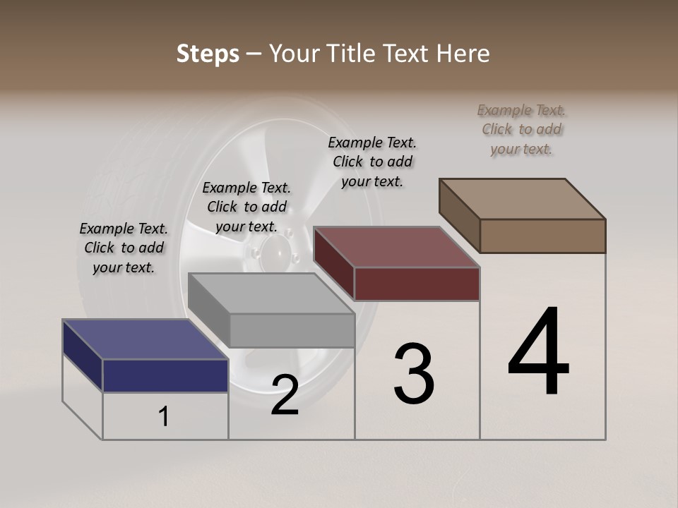 Rubber Alloy Tread PowerPoint Template