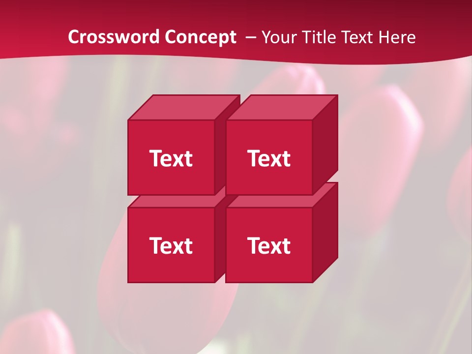 Colour Spring Tulip PowerPoint Template