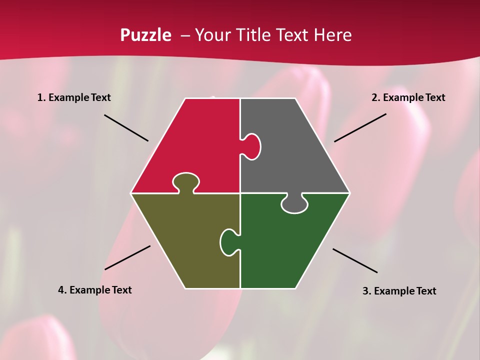 Colour Spring Tulip PowerPoint Template