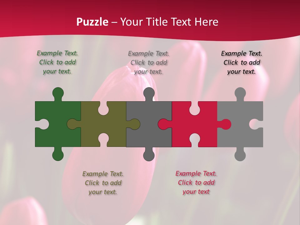 Colour Spring Tulip PowerPoint Template