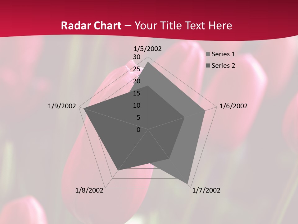Colour Spring Tulip PowerPoint Template