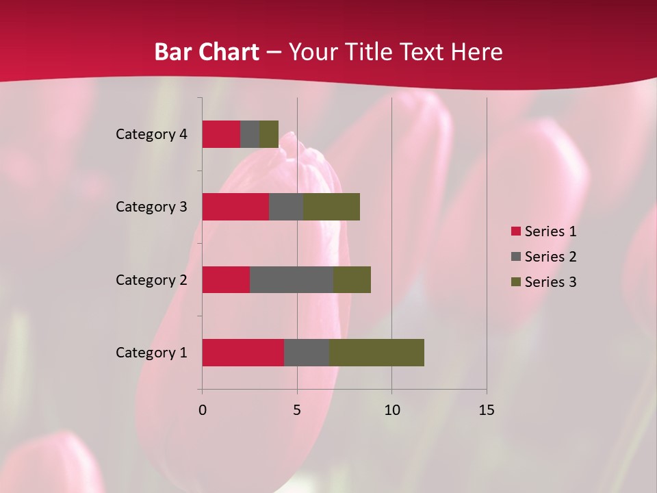Colour Spring Tulip PowerPoint Template