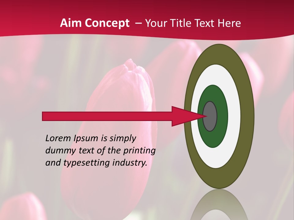 Colour Spring Tulip PowerPoint Template