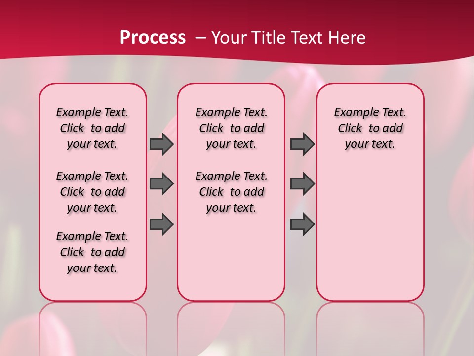 Colour Spring Tulip PowerPoint Template