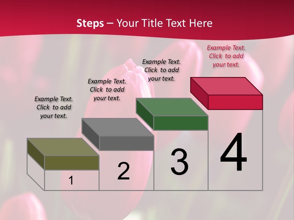 Colour Spring Tulip PowerPoint Template