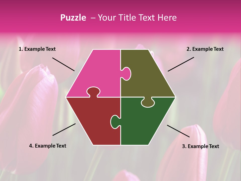 Easter Magenta Mother PowerPoint Template