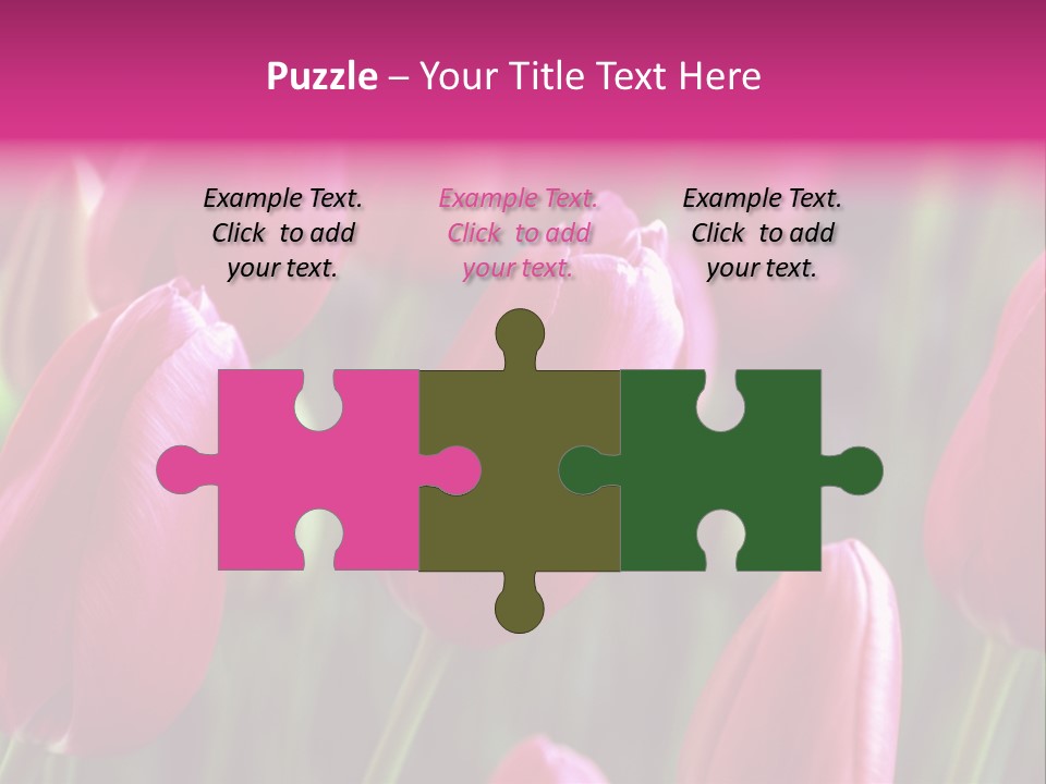 Easter Magenta Mother PowerPoint Template