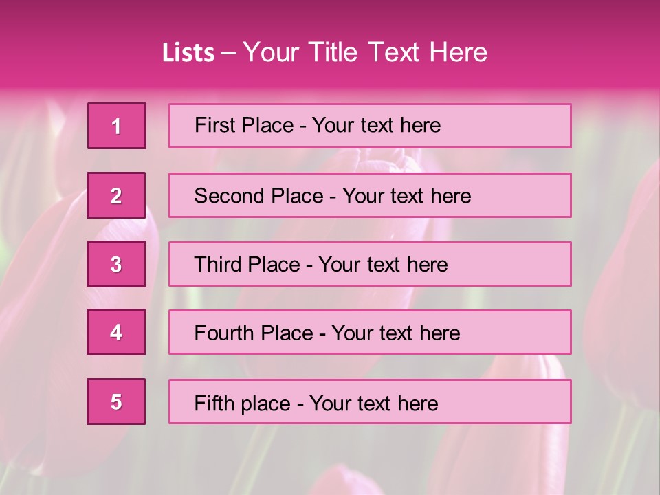 Easter Magenta Mother PowerPoint Template