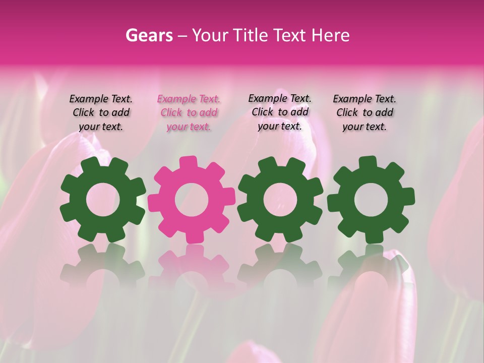 Easter Magenta Mother PowerPoint Template