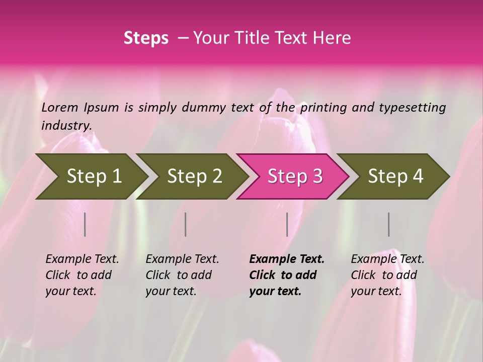 Easter Magenta Mother PowerPoint Template