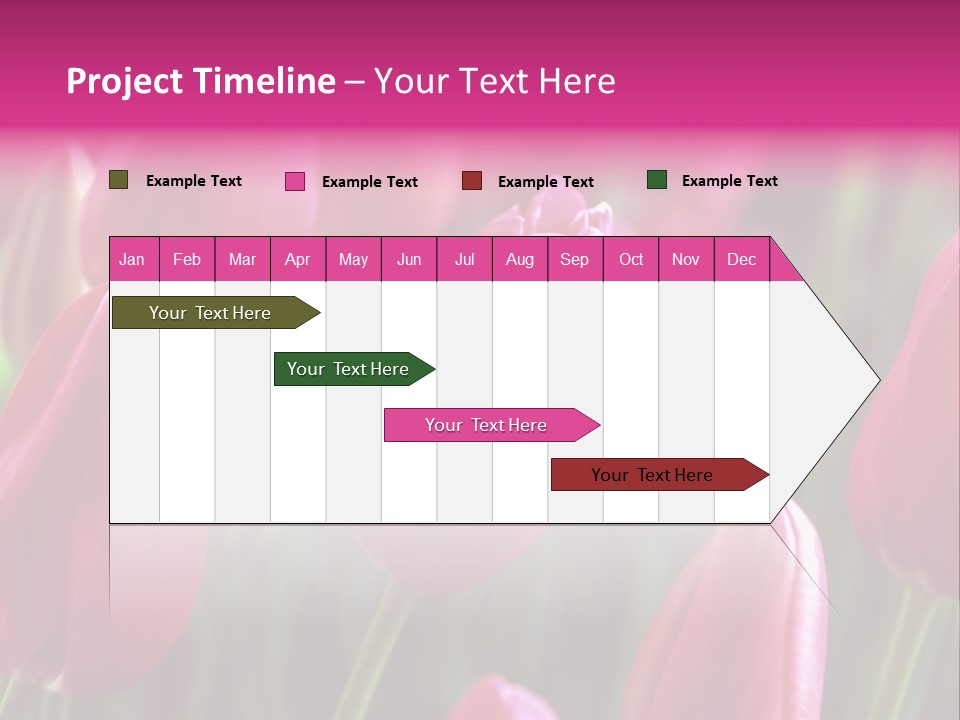 Easter Magenta Mother PowerPoint Template