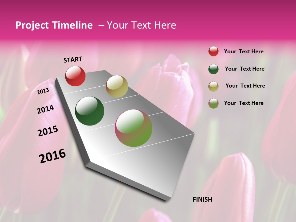 Easter Magenta Mother PowerPoint Template