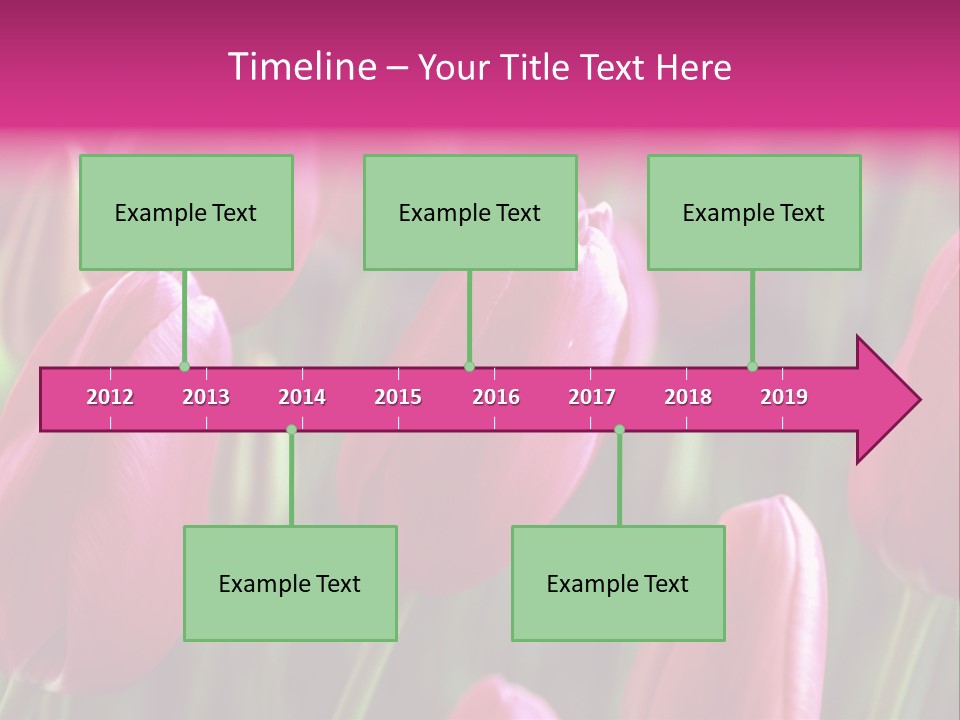 Easter Magenta Mother PowerPoint Template