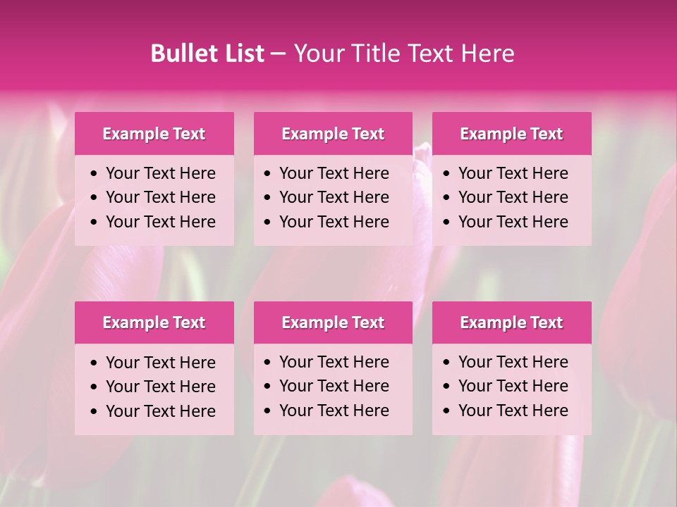 Easter Magenta Mother PowerPoint Template