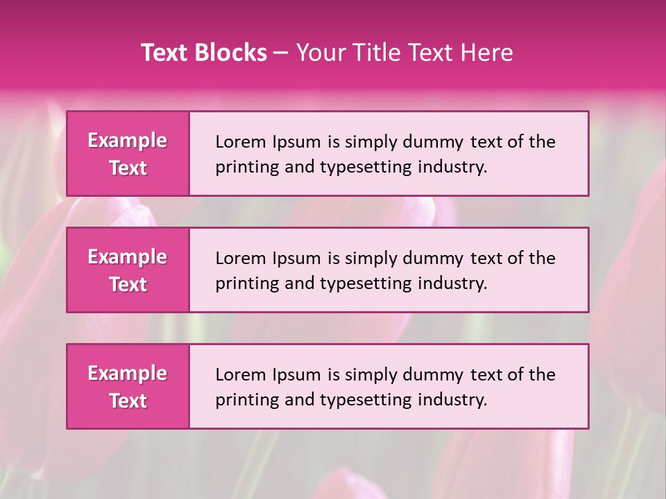 Easter Magenta Mother PowerPoint Template