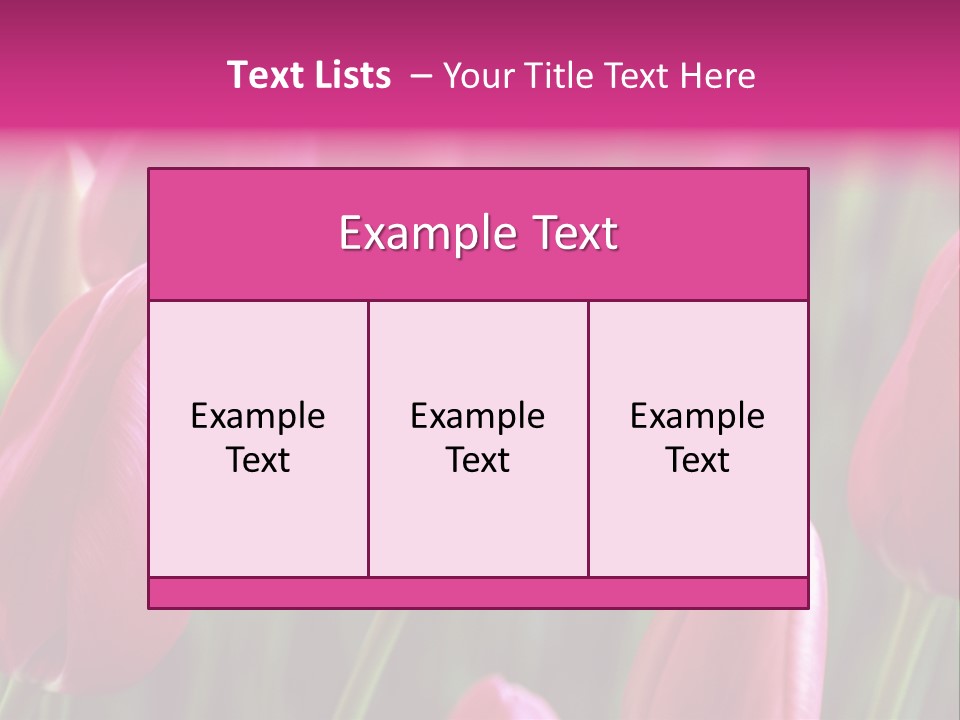 Easter Magenta Mother PowerPoint Template