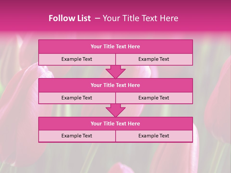 Easter Magenta Mother PowerPoint Template