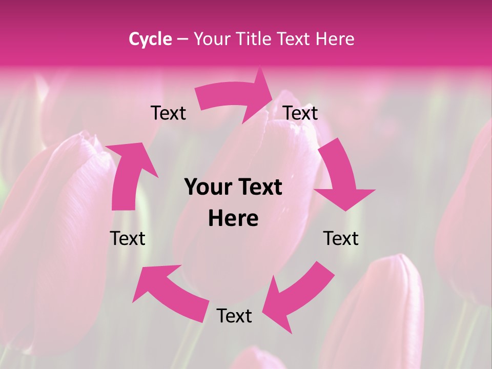 Easter Magenta Mother PowerPoint Template