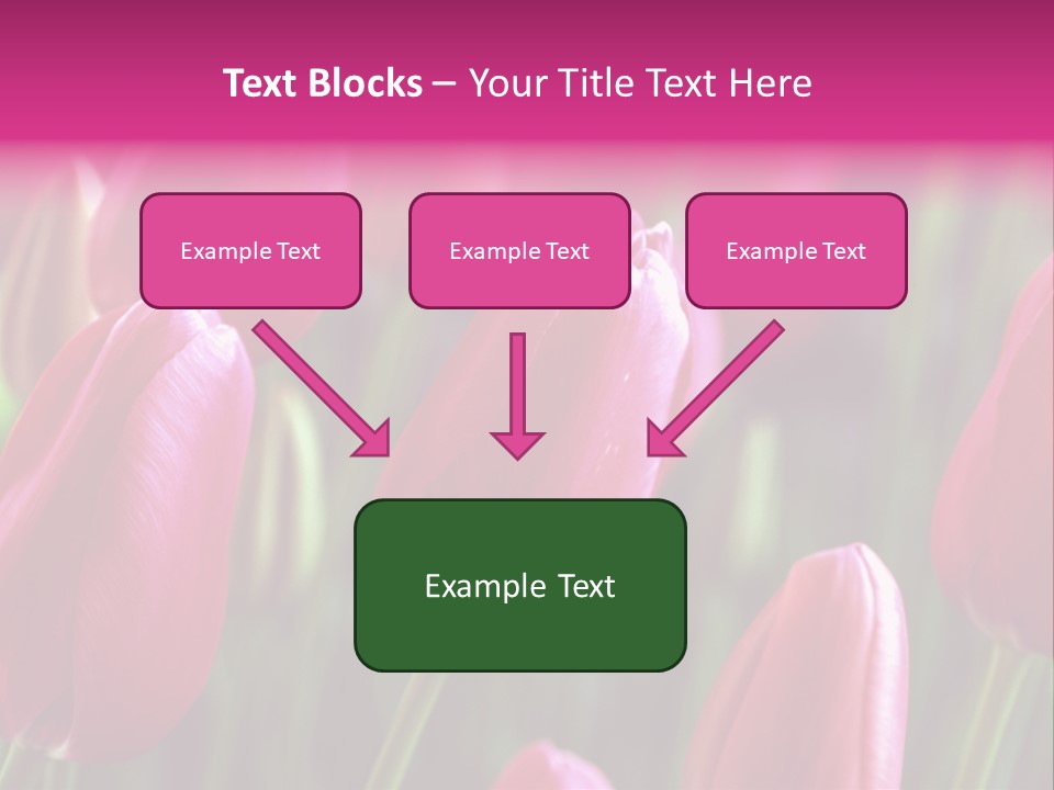Easter Magenta Mother PowerPoint Template