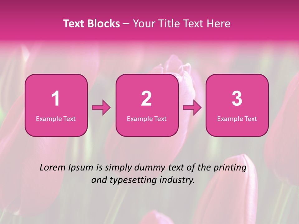 Easter Magenta Mother PowerPoint Template