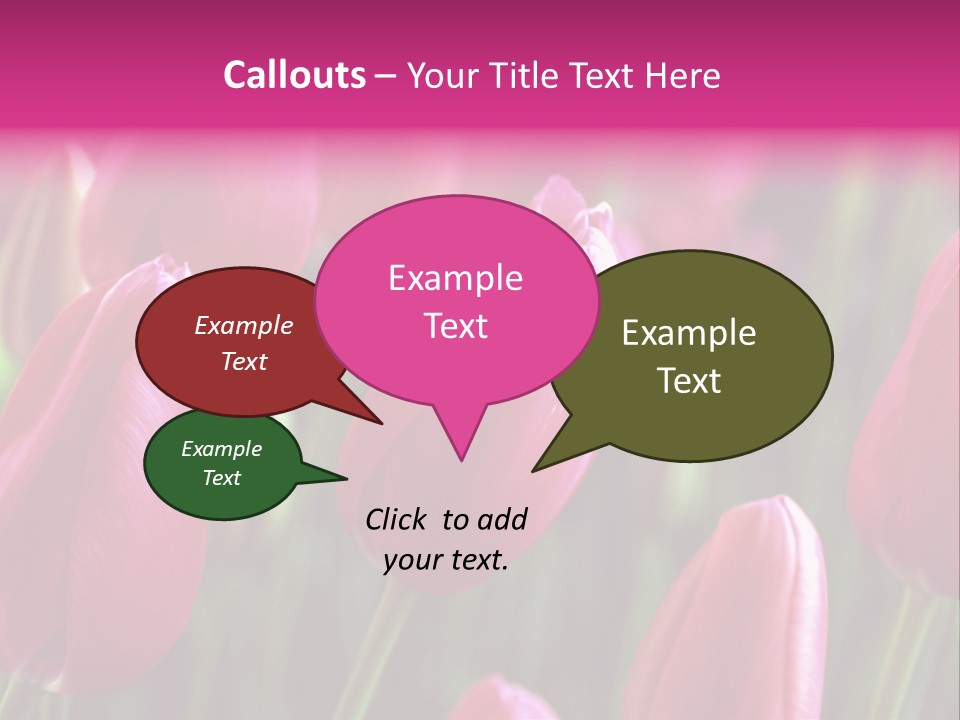 Easter Magenta Mother PowerPoint Template