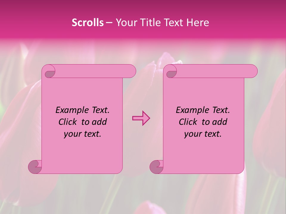 Easter Magenta Mother PowerPoint Template