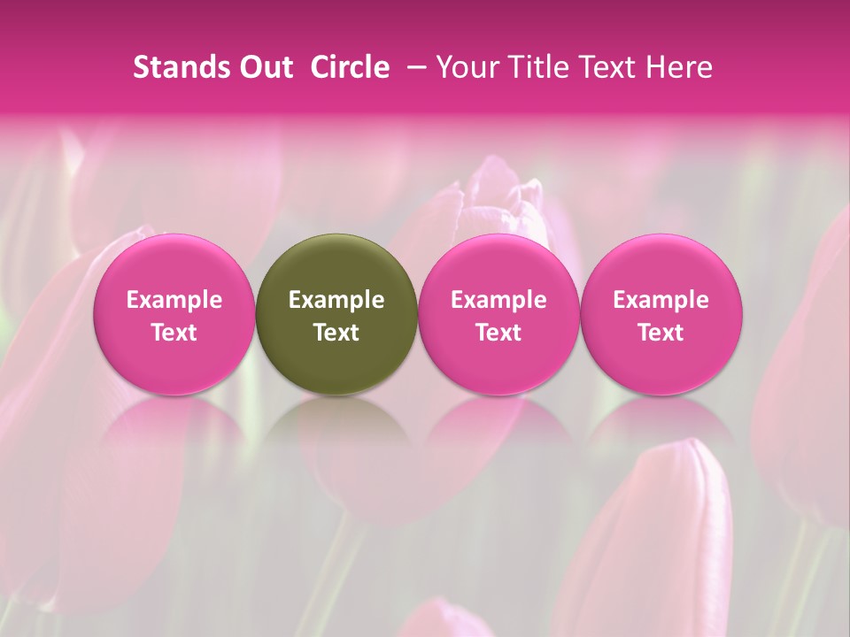 Easter Magenta Mother PowerPoint Template
