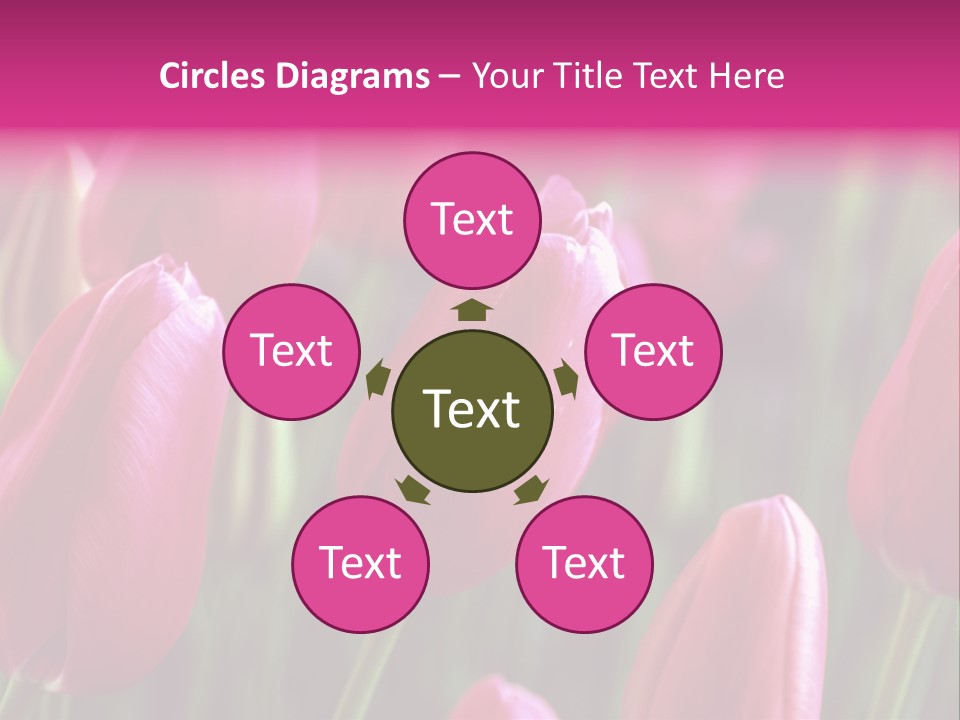 Easter Magenta Mother PowerPoint Template