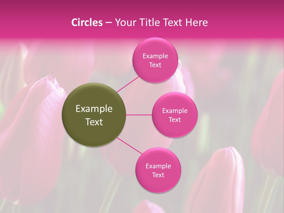 Easter Magenta Mother PowerPoint Template