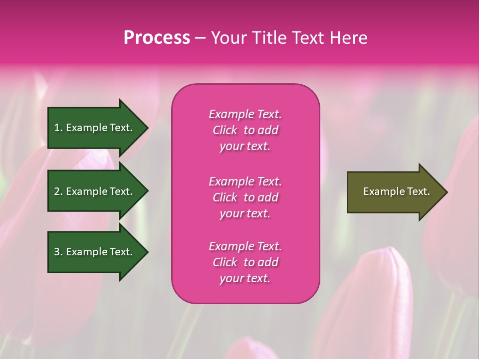 Easter Magenta Mother PowerPoint Template