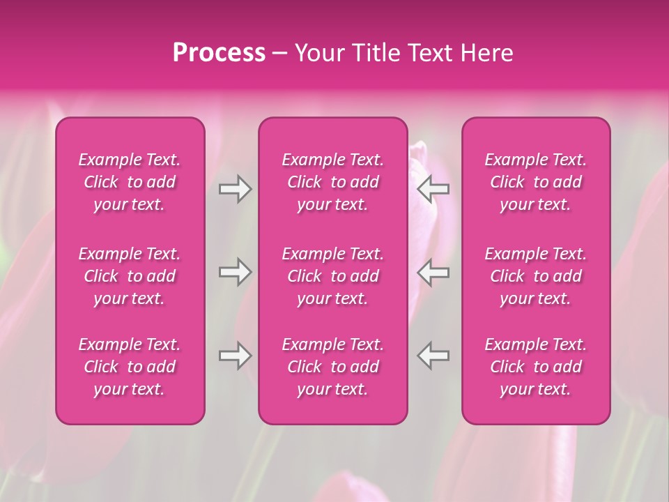 Easter Magenta Mother PowerPoint Template