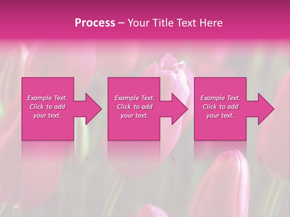Easter Magenta Mother PowerPoint Template
