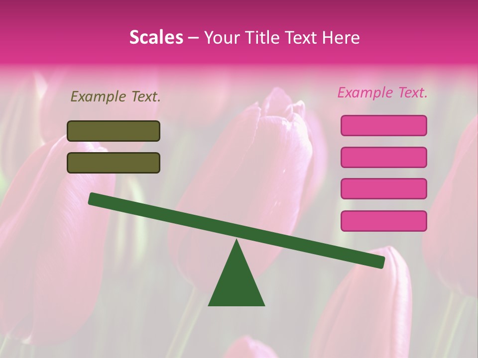 Easter Magenta Mother PowerPoint Template