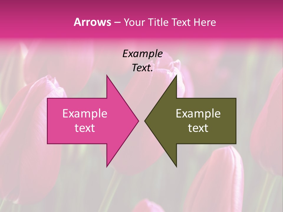 Easter Magenta Mother PowerPoint Template