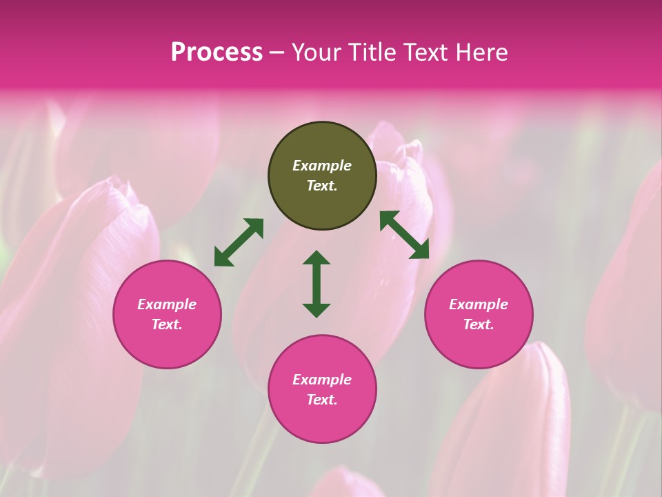 Easter Magenta Mother PowerPoint Template