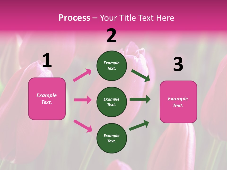 Easter Magenta Mother PowerPoint Template